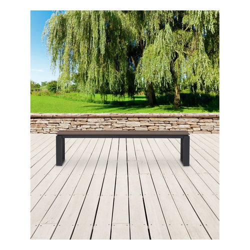 Lisomme Abel tuinbank donkerbruin - 180 x 43 cm