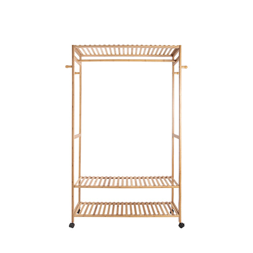 Leitmotiv kapstok Bamboo - bruin - 35x112.5x165cm - vtwonen shop