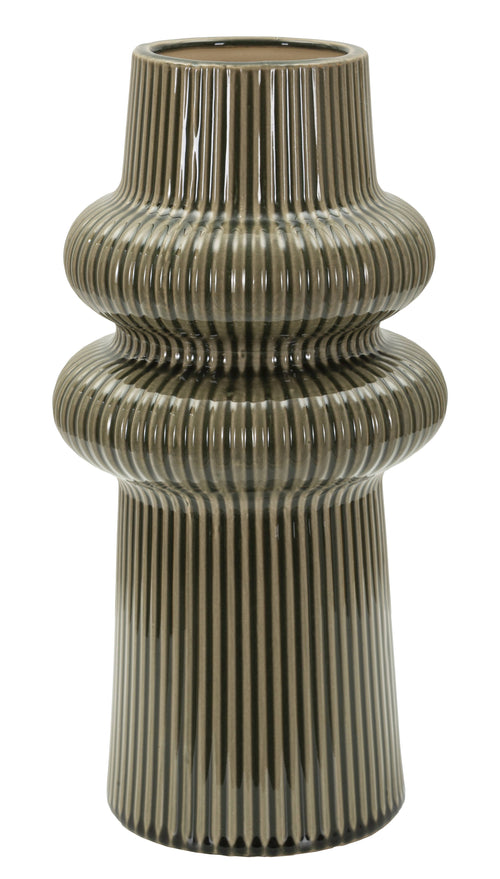 Mauro Ferretti vaas - Ø 18x36 cm - donkergroen