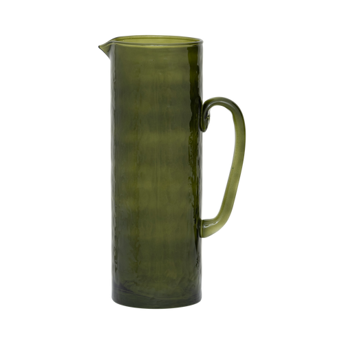 Urban Nature Culture kan hammered banana palm - Ø 15 * 9 * 26.5 cm