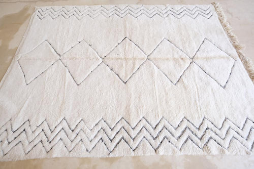 AFK Living vloerkleed Berber - handgemaakt - Wol - 140 cm x 200 cm
