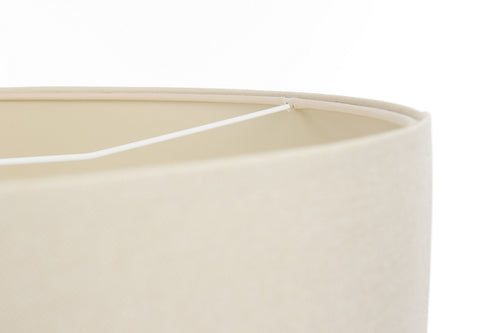bpskoncept hanglamp Aven - crèmekleurige stof - Ø50 cm