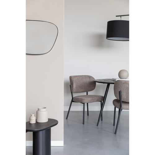 Housecraft Living Sanne Eetkamerstoelen Bruin - Set van 2