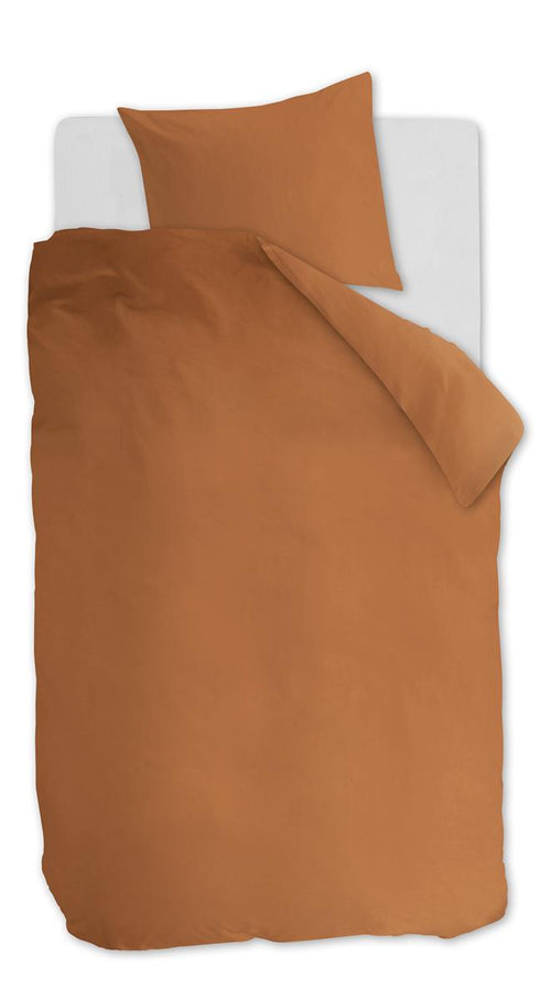 Ambiante dekbedovertrek Cotton Uni - 140x200/220 cm - oranje - vtwonen shop