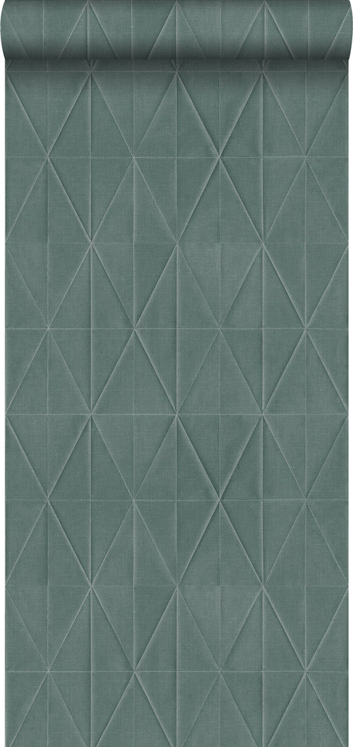 Walls4You eco-texture vliesbehang 3D-motief grijsblauw - 0,53 x 10,05 m - 935336 - vtwonen shop