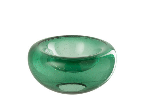 J-Line sierschaal Carol - glas - groen - small