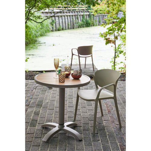 WOOOD tuinstoel Bent - Kunststof - Groen - 75x57x56 - Set van 2 - vtwonen shop