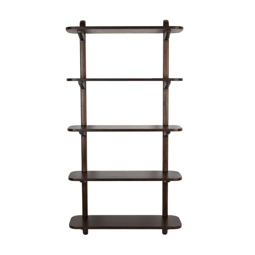 Zuiver Hogar Wandkast/ Wandplanken Donkerbruin