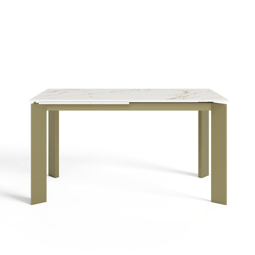 Sia Home - Uitschuifbare tafels LINEA - Keramiek - Wit - 190cm