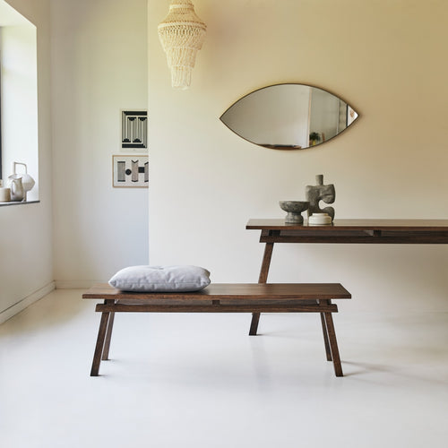 Tikamoon Bank van massief mangohout - Bruin - vtwonen shop