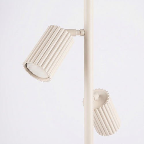 Sollux Lighting Vloerlamp KARBON 3 beige - 30x30x155cm