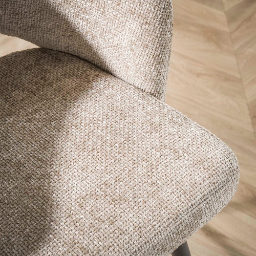 Giga Meubel Fauteuil Round Tissee - Zand Stof - 62x67x71cm - vtwonen shop