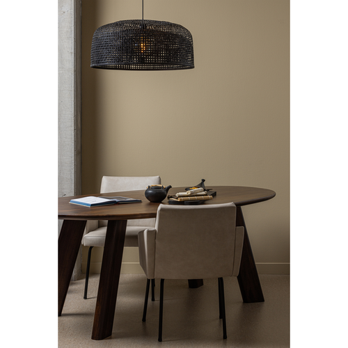 BePureHome eetkamertafel Roundly - Mangohout - Walnoot - 76x160x110 - vtwonen shop