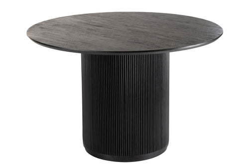 J-Line tafel Vincent - hout - zwart - large