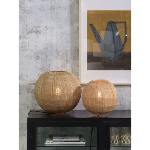 GOOD&MOJO tafellamp Iguazu - bruin - Ø32cm - vtwonen shop