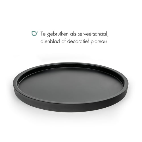 Bredemeijer - Dienblad Lara zwart staal - vtwonen shop