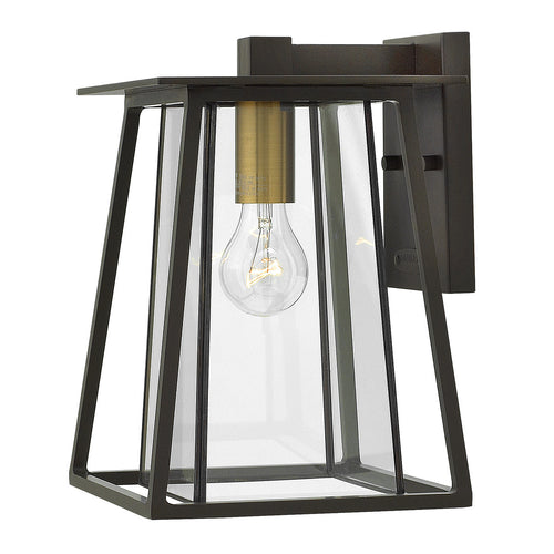 Elstead Walker - 1 Lichte Middelgrote Buitenwandlantaarn Brons IP44, E27