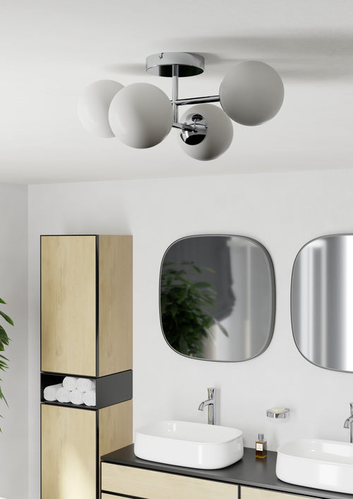 EGLO plafondlamp Castrovido - badkamer - chroom