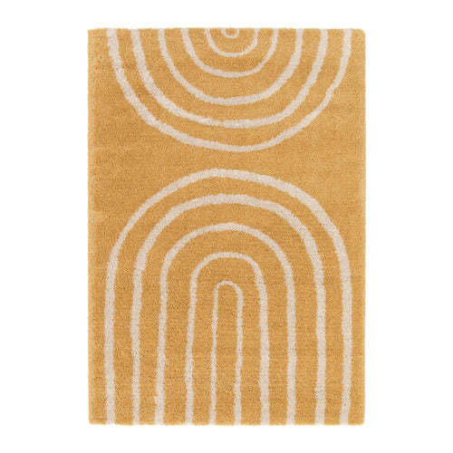 AFK Living vloerkleed Harmoni - voor kinderen - geel - 80 x 150 cm