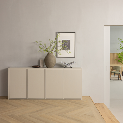 WOOOD dressoir Merel - Grenen - Dust - 85x200x39,5