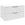 Badplaats Wastafelkast Rimini 80 cm – Mat Wit – Hangend Badmeubel met 2 Lades en Gouden Handgrepen