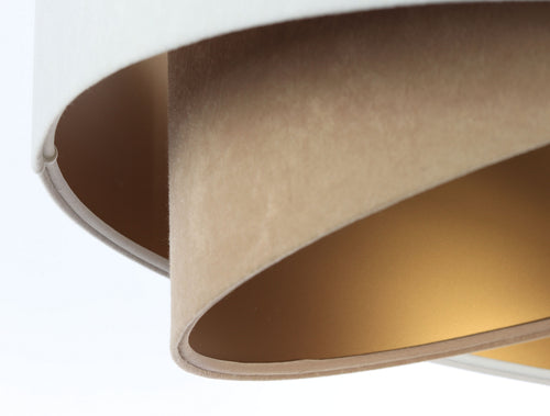 bpskoncept hanglamp Galaxy Elegant - beige-wit - Ø50 cm
