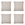 Madison sierkussen Panama - bruin - 45x45x10cm - set van 4