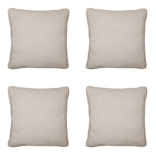 Madison sierkussen Panama - beige - 45x45x10cm - set van 4