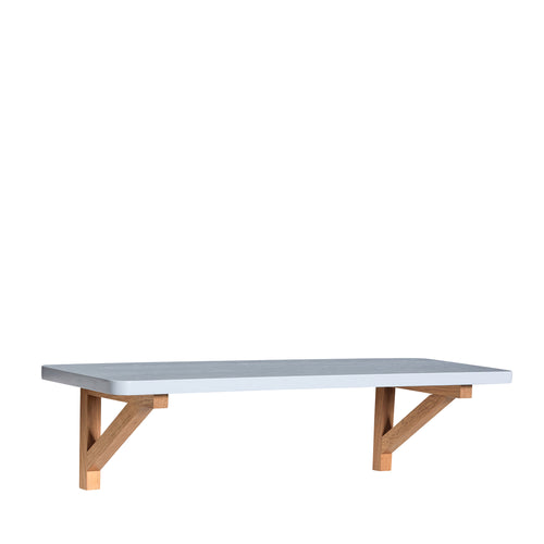 Hübsch plank Arki - mdf/eikenfineer/eikenhout - 60x20xh16cm