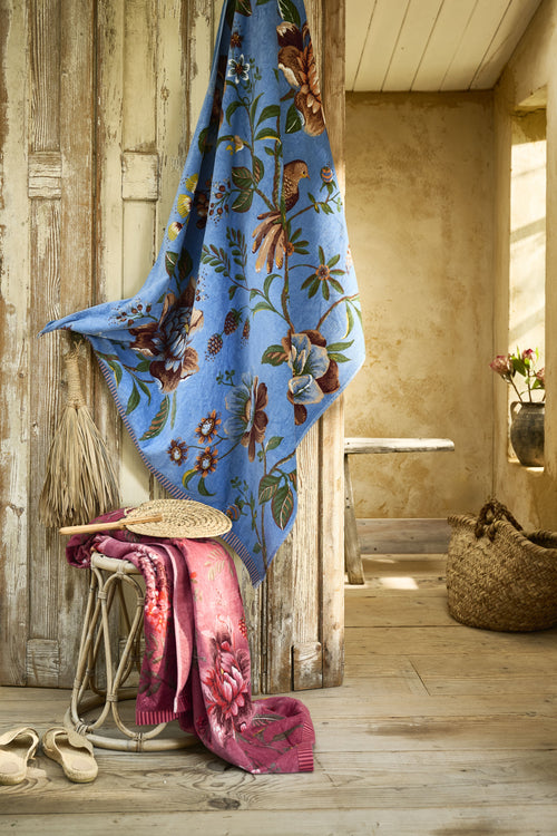 Pip Studio  Secret Garden - 100 x 180 cm - Blauw