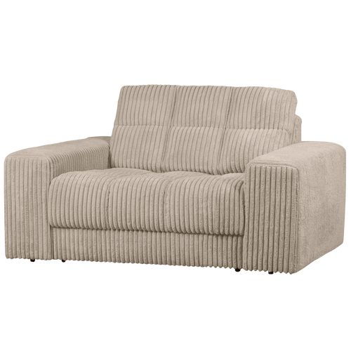 WOOOD loveseat Second Date - Grove Ribstof - Travertin - 78x136x101 - vtwonen shop