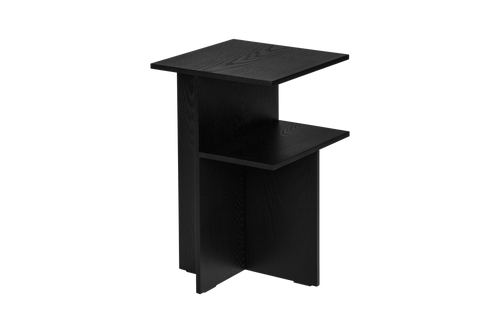 noo.ma ATIK Bijzettafel - Vulcano Black Oak - vtwonen shop