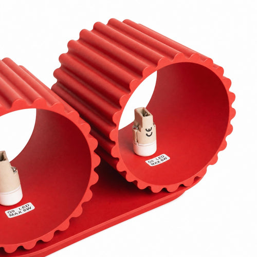 Sollux Lighting Wandlamp AURA 2 rood G9 - 21x12x10cm