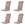 Madison tuintstoelkussen hoge rug Amora - bruin - 120x50x4cm - set van 4