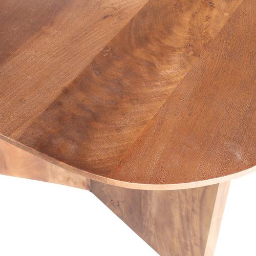 Giga Meubel Eettafel Dalarna - Deens Ovaal Donkerbruin Hout - 280x100x76cm - vtwonen shop
