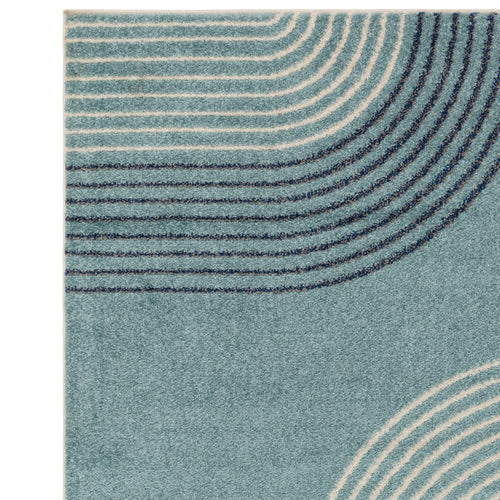 Vloerkleed Easy Living Muse Blue Retro Rug MU15 200x290 cm - vtwonen shop