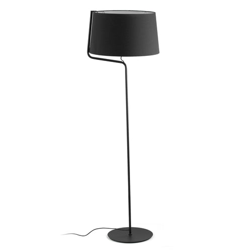 Faro Berni - 1 Light Vloerlamp Zwart, E27