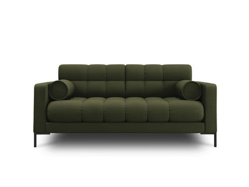 Cosmopolitan Design Bank Bali 2-zits, structurele stof, groente - 96x152x75cm