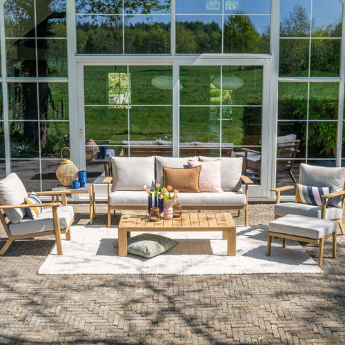 Garden Impressions Loungeset Ariane 5-delig - natural teaklook