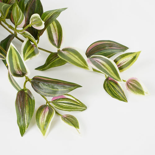 Mica Decorations Tradescantia Kunst Hangplant - L15 x B20 x H54 cm - Groen