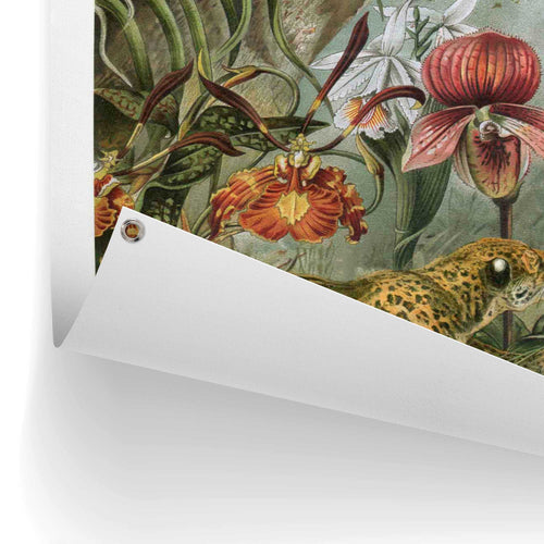 Reinders Jungle Flowers tuinposter -  groen - tuin - 80x60cm