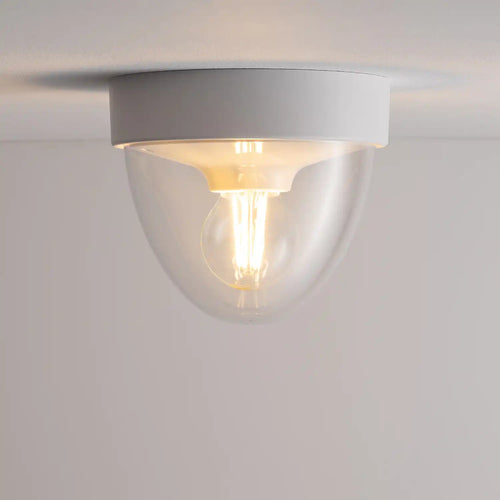 Nowodvorski buitenlamp Nook - 1 lichts - 18  x 15.5   cm - wit