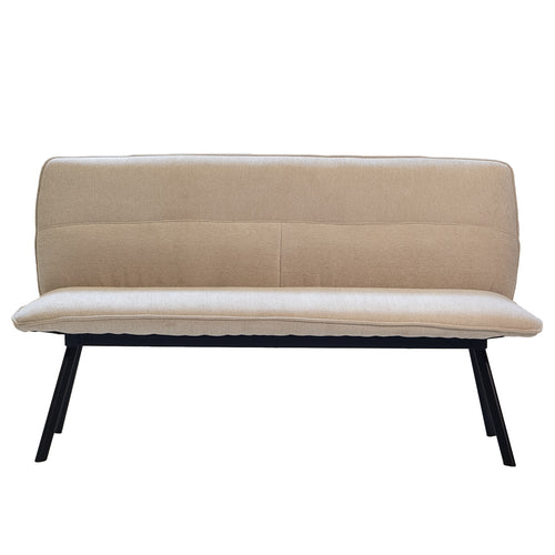 Giga Meubel Eetkamerbank Harper - Taupe Stof - 160x60x88cm