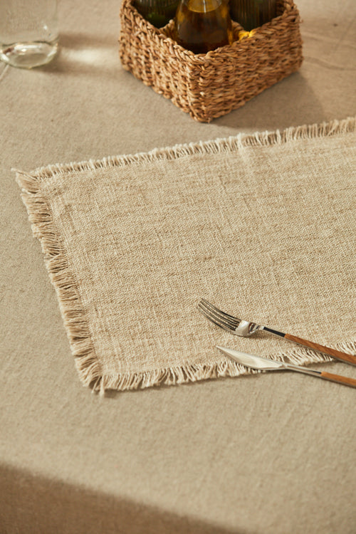 Calma House placemat Arga - Beige - 35x50