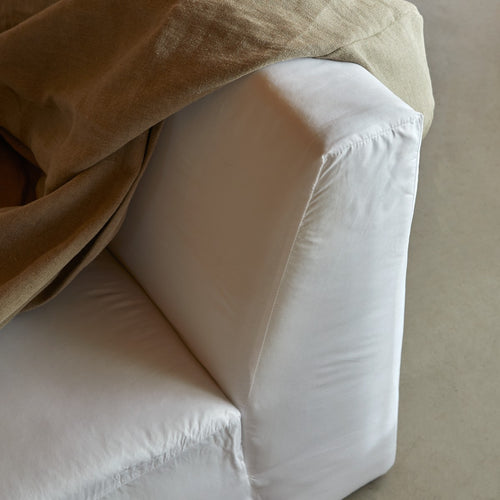 Tikamoon Modulaire 3-zits hoekbank in natuurlijk linnen - Naturel