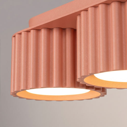 Sollux Lighting Plafondlamp AURA 3 perzik Gx53 - 32,5x10x8cm