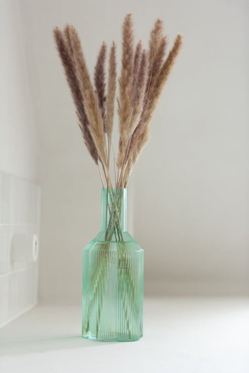 J-Line karaf Fiore - glas - aqua