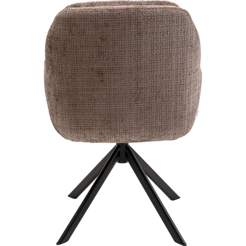 Kare Design Draaistoel met armleuningen Molly taupe