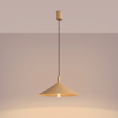 Sollux Lighting Hanglamp NOX 40 goud - 40x40x135cm