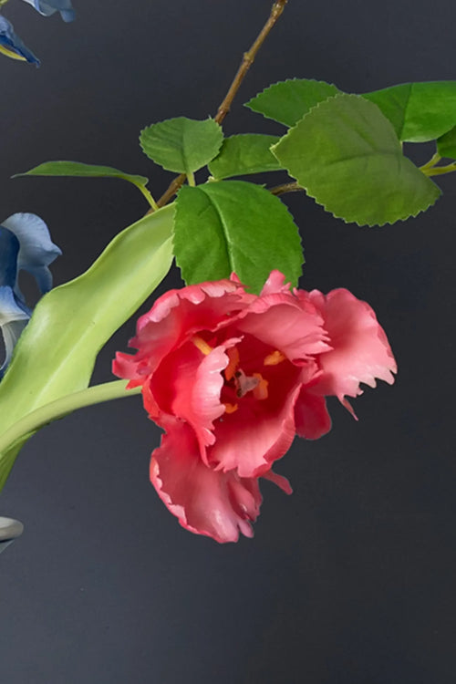 Madame Fleurie Cécile Petits – Luxe Zijden bloemen Mini Boeket – Stijlvolle Set voor Interieurdecoratie - 12cm x 28cm